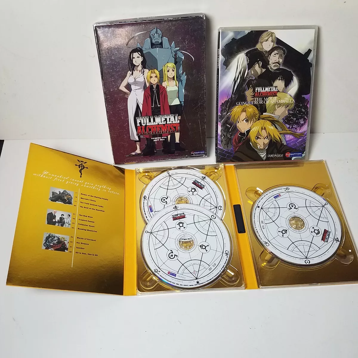 Full Metal Alchemist Brotherhood Anime Complete Collection Parts 1,2,3,4,5  OOP