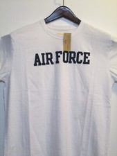 US Patriotic Military Officially Licensed Air Force T-Shirts Large L White NWT