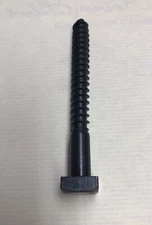 5/16 x 3 Square Head Lag Bolt Blacksmith Antique Screw Black Oxide (10 pcs)