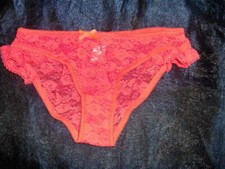 LADIES/TEENS BEAUTIFUL ALL LACE BIKINI BRIEFS  - SIZES 6 or 8 ASSORTED COLOURS