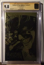 1STs! Sandman Universe: Nightmare Country #1 Tiny Onion Gold Foil CGC 9.8 SIGNED