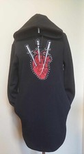 Winter embroidered warm unisex hoodie sweater
