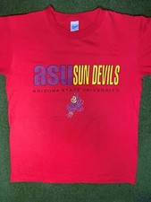 90s Arizona State Sun Devils - Vintage College T Shirt Large 