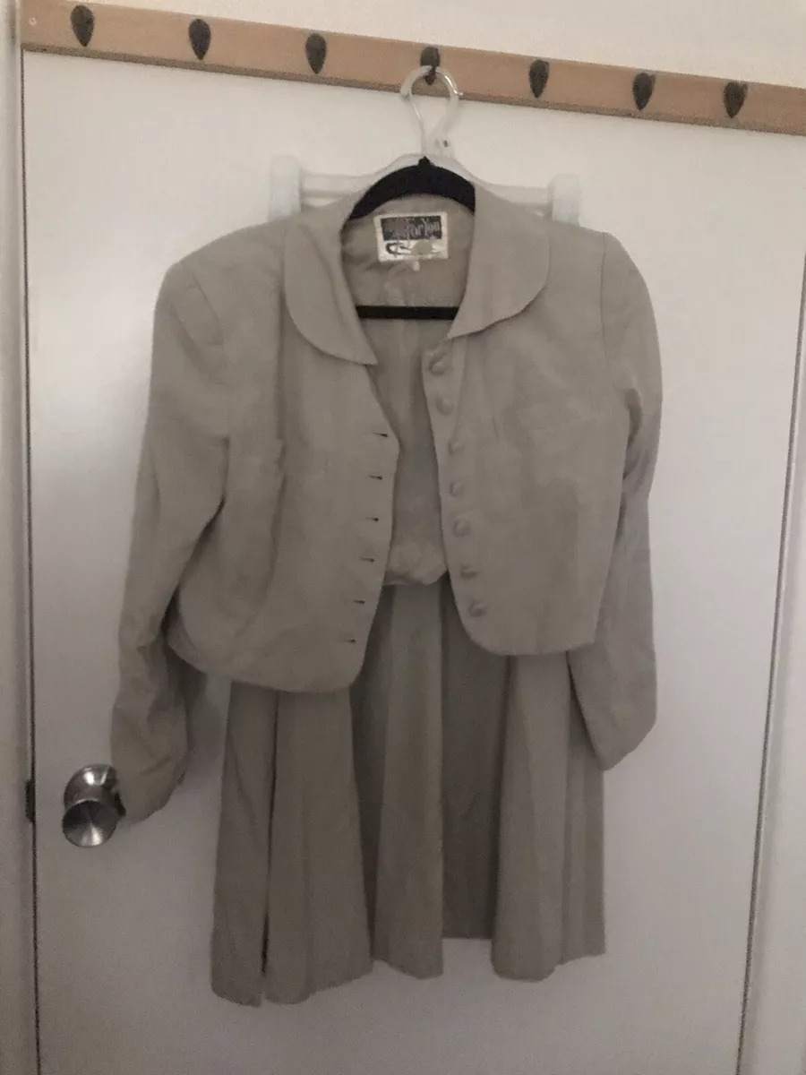 Grey deals blazer set