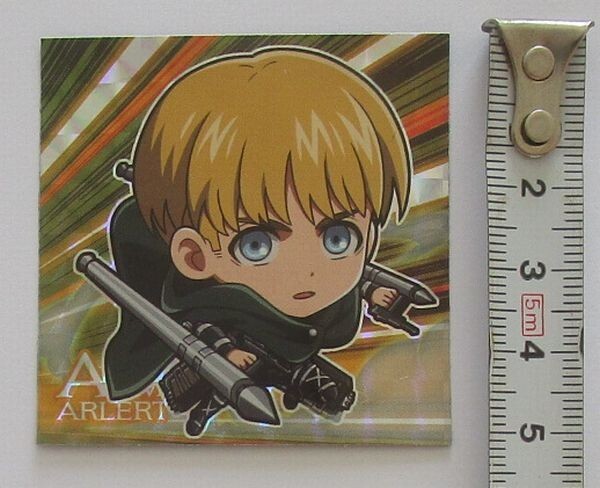 Attack on Titan Armin Arlert No.1-22 SR Vol.1 Sticker Niformation