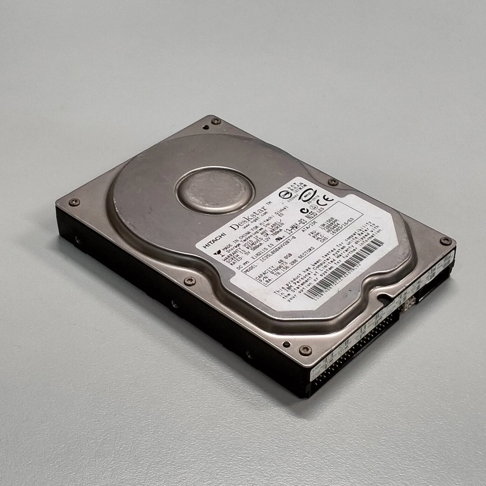 Hitachi Deskstar 40GB 3.5" IDE HDD ATA/133 7200RPM 2MB IC35L060AVV207-0 07N9673 - Image 3 of 4