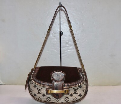 LOUIS VUITTON Limited Edition Marron Monogram Empire Levant Bag | eBay