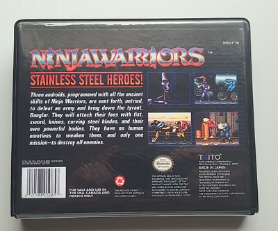 Ninja Warriors CASE ONLY Super Nintendo SNES Box BEST Quality