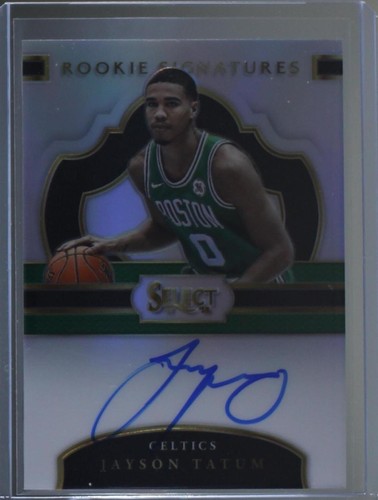 2017-18 Panini Select Jayson Tatum Rookie Patch Auto /199