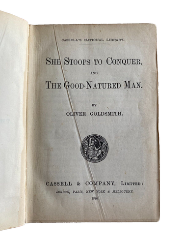 She Stoops To Conquer and The Good-Natured Man Oliver Goldsmith Cassell's 1886 - Picture 4 of 4