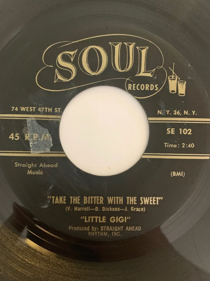 R&B Soul 45/ Little GiGi "I'm Hurt And So Is My Heart" Soul VG+ Hear Foto 2 de 2