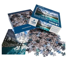Enovoe Puzzles for Adults 1000 Pieces - Featuring Moraine Lake Alberta  B13