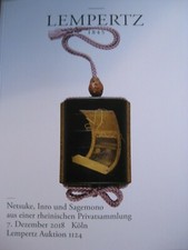 Lempertz Auktion 7.Dezember 2018  Netsuke, Inro & Sagemono  rheinische Privats