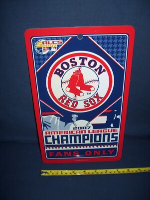 Boston Red Sox 2007 ALCS Fans Only Sign WinCraft Sports Used | eBay