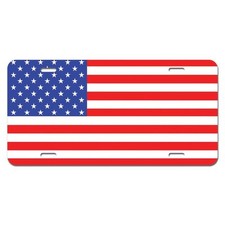 American Flag License Plate Front License Plate Vanity Tag