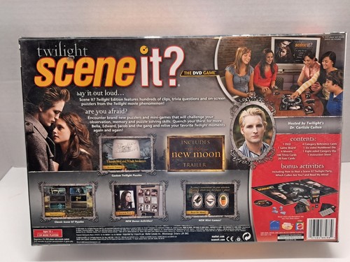 Twilight Scene It? Board Game The DVD Game Mattel 2009 New SEALED Read - Picture 2 of 4