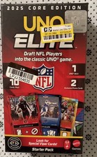 UNO Elite NFL Starter Pack 2025 Core Edition New Sealed Box