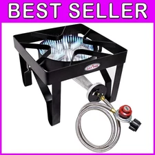 Adjustable 0-20Psi Propane Burner - Heavy-Duty Stove