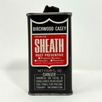 Vintage Birchwood Casey Polarized Sheath Rust Preventive Oil | 2/3 Full