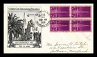DR JIM STAMPS US COVER GOLDEN GATE EXPO FDC SCOTT 852 BLOCK OF 4 HISTORIC ARTS