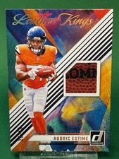 2024 Donruss #LK-AES Audric Estime Leather Kings Studio Series #/49 ☘️134