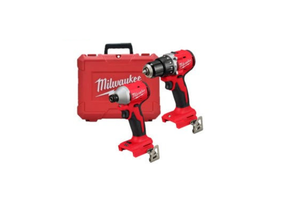 Trapano avvitatore a percussione Milwaukee M18 BLPP2C3