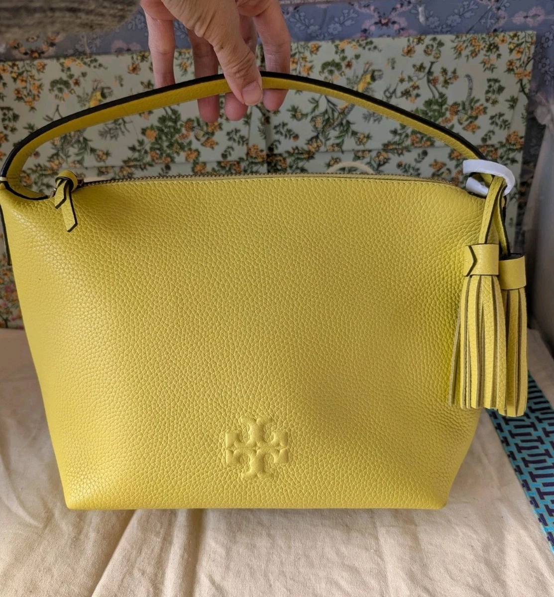 【美品❗️】Tory Burch THEA SMALL SATCHEL 2way Tory Burch Thea Satchel/Top Handle Bag Small Bags & Handbags for