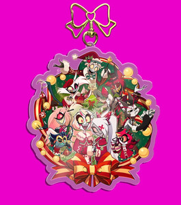 Hazbin Hotel Christmas Keychain | eBay