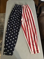 Vintage Rare Otomix Men's Pants American Flag USA SMALL Muscle Workout 90  s-Y2k