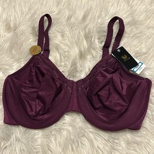 Wacoal 36DDD Bra Purple Perfect Primer Full Figure Underwire 855213 NEW 74