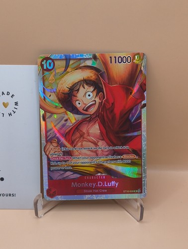 Monkey.D.Luffy - ST10-006 - Super Rara - NM - Inglese - Gioco di Carte One Piece - Foto 6 di 9