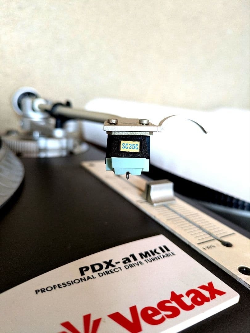 Vestax PDX-a1 MKII Direct Drive DJ Turntable w/ Shure SC35C