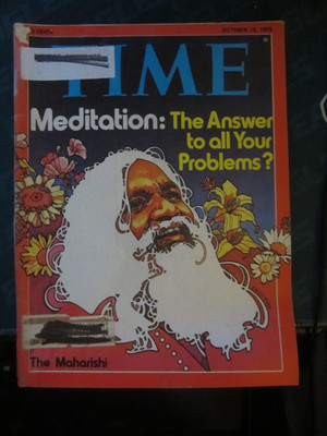 Time Magazine October 1975 Meditation Answer to Your Problems The Maharishi D J