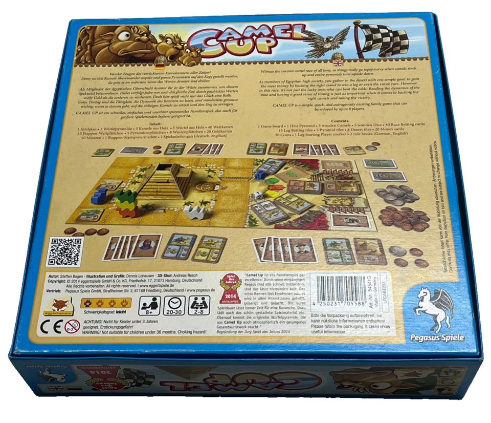 CAMEL UP : 2014 Steffen Bogen - Rare Family Strategy Game In Vgc (FREE UK P&P) - Image 2 of 4