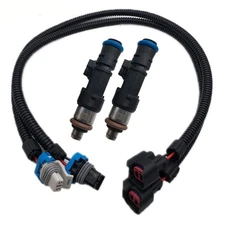 2PCS Fuel Injector Harness Set Compatible with Polaris Ranger XP Ranger Crew ...