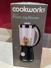 Cookworks 500W TB507CF 1.5L Capacity Jug Blender 2 Speed Settings - Black