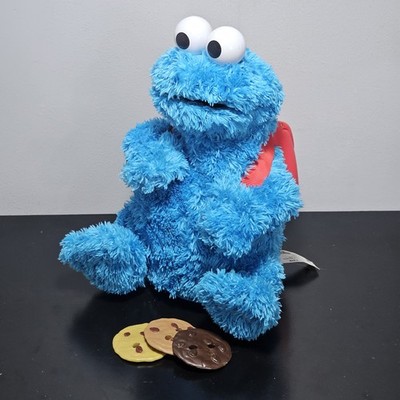 Krümelmonster Count and Crunch Spielzeug Sesamstraße mit Keksen funktionstüchtig 3 Kekse