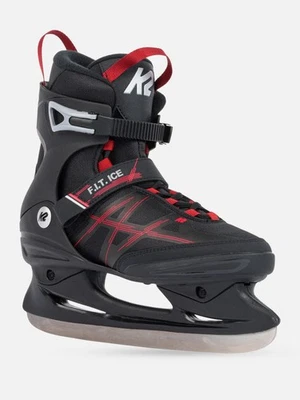 K2 Skate F.I.T. Herren Schlittschuhe Eislaufschuhe schwarz/rot schwarz