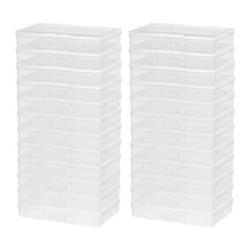 Transparent 4" X 6" Photo Storage Boxes - Photo Organizer Cases Photo Keeper Pic