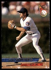 Ryne Sandberg 1993 Ultra #320 Chicago Cubs MLB READ FREE SHIPPING AutographDen