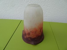 TULIPE EN PATE DE VERRE MULLER FRERES LUNEVILLE 1/2