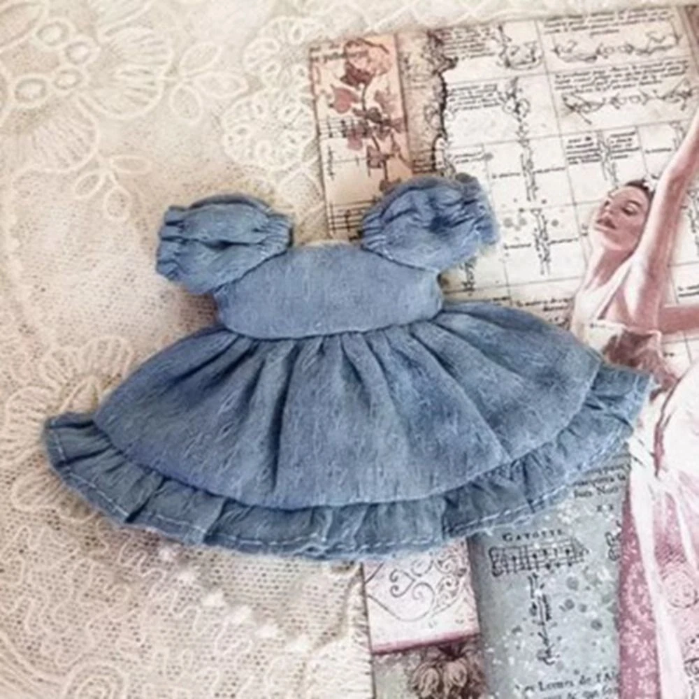 VETEMENTS Gonna vestito con colletto alla moda per bambole 1 11 OB11 per bambole 1 12 BJD