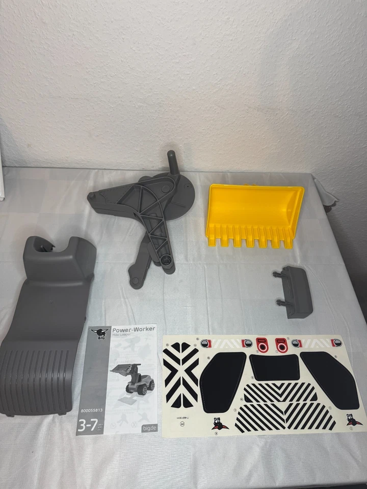 BIG 800055813 Power Worker Maxi Loader Aufsitzbagger Sitzhöhe 22 cm Spielzeug - Bild 3 von 3