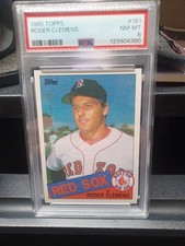 PSA 8 1985 Topps - Roger Clemens #181 (RC) PSA 8