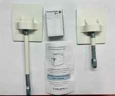Refrigerator Door Lock with Padlock White Fridge Freezer Security Lock