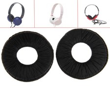 Black Ear pads Cushion Replacement For Sony MDR-ZX100 ZX300 Sennheiser Panasonic