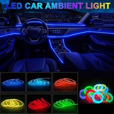 EL 3M USB Ambient Light Strip Flexible Car Interior Console Decor