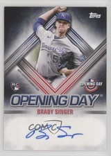 2021 Topps Opening Day Opening Day Auto Brady Singer #ODA-BS Auto 3hd