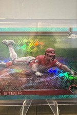 2025 Topps Chrome Logofractor Edition - Spencer Steer, Spencer Steer #174...