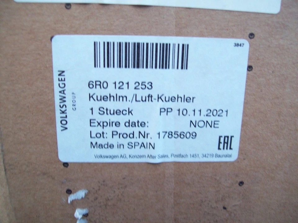 VW Polo 6R 6C MAHLE Coolant Radiator 6R0121253 2010 onward - Image 4 of 4